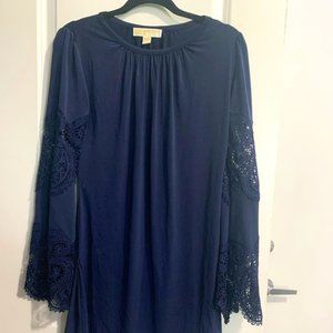 MICHAEL KORS PAISLEY BLUE DRESS